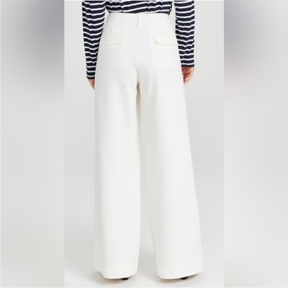 Rag & Bone Sofie wide leg pant white linen NWT - Picture 5 of 13